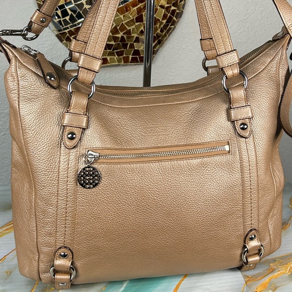 COACH 2011 Alexandra Champagne Leather 2-Way Bag ✨🤩 - Picture 8 of 17